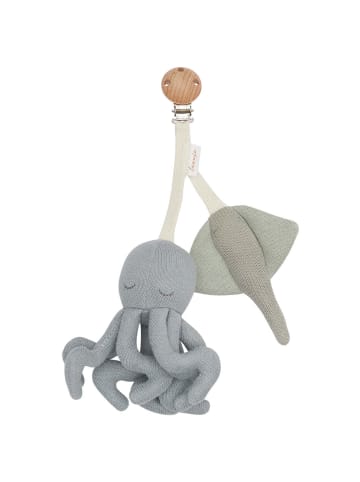 leevje Kinderwagenanhänger octopus' in blue