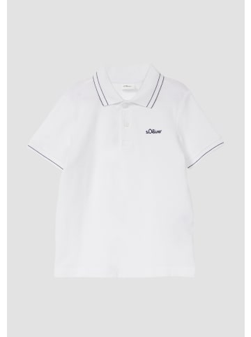 s.Oliver Polo-Shirt in 0100_weiß