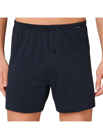 Schiesser Boxershort 2er Pack in Schwarz/Dunkelblau