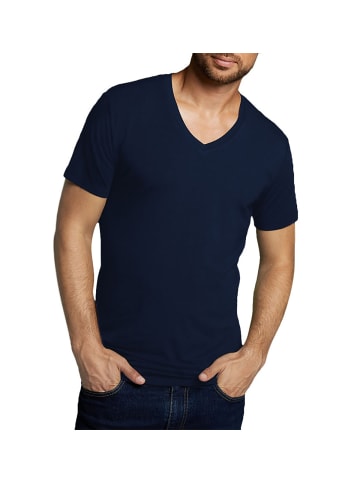 Bamboo Basics T-Shirt 2er Pack in Marine