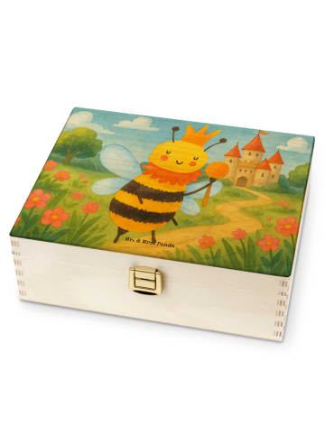 Mr. & Mrs. Panda Teedose Biene König Design ohne Spruch in Weiß