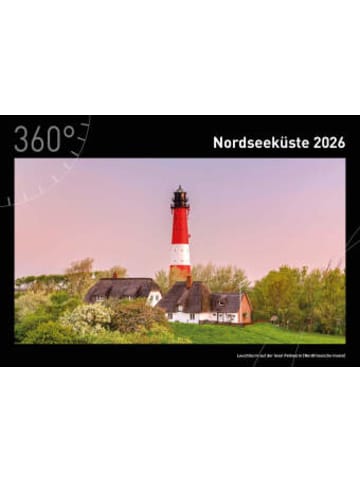 360 grad Kalender - Nordseeküste Premiumkalender 2026