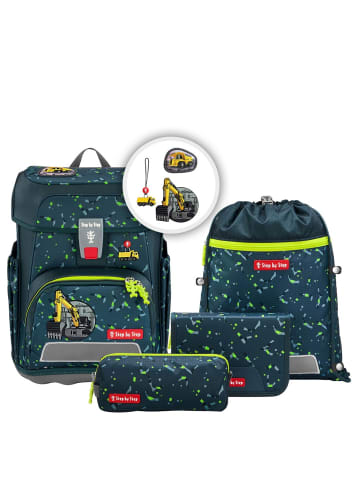 Step by Step Cloud - Schulranzen Set 5tlg. (Police Truck Charly) in Bagger Rocco