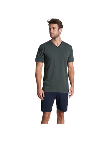 Tom Tailor Single-Jersey Shorty in dunkelgrün