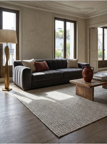 KADIMA DESIGN Kurzflor-Teppich Pflegeleicht NORA Strapazierfähig Wohnzimmer in Hellgrau