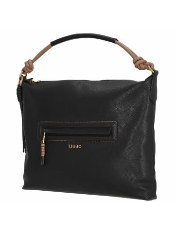 Liu Jo Sanura Hobo - Schultertasche M 38 cm (black) in schwarz