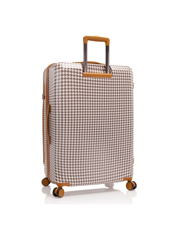 Heys EZ Fashion 4 Rollen Trolley L 76 cm mit Dehnfalte brown houndstooth