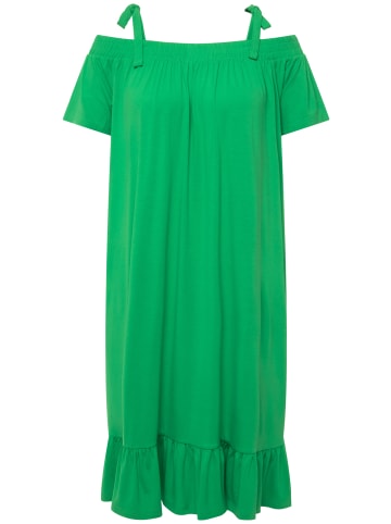 Ulla Popken Jerseykleid in grasgrün