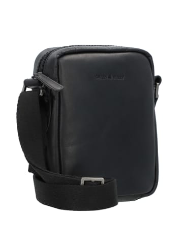 Greenburry Pure Black Umhängetasche Leder 15 cm in black