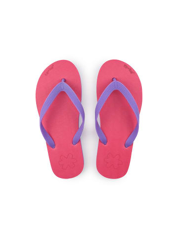 Flip Flop Zehentrenner "originals*color block" in Pink / Violett