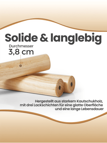 VASAGLE Garderobenständer Andi in Grau - (B)40.3 x (H)174.5 x (T)46.3 cm