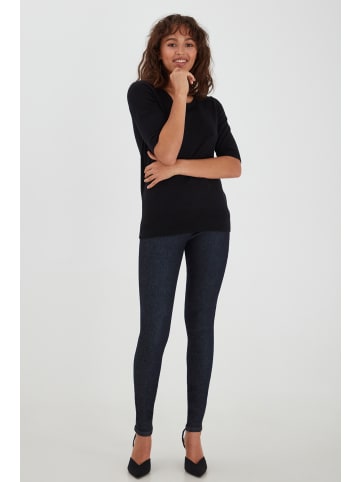 PULZ Jeans Strickpullover PZSARA Regular fit in Black Beauty