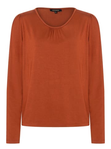 More & More Langarmshirt in rusty brown