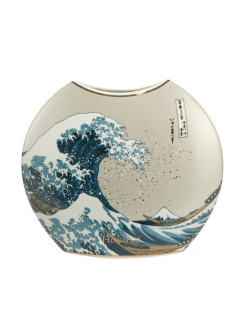 Goebel Vase " Katsushika Hokusai - Die Welle " in Hokusai - Welle