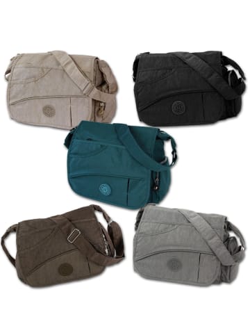 Bag Street Umhängetasche Nylon stone (grau) ca. 32cm