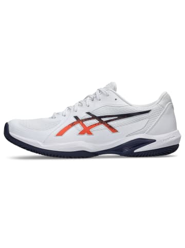 asics Tennisschuh SOLUTION SWIFT FF 2 CLAY in white/nova orange