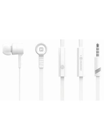 Swissten Swissten Earbuds Rainbow YS-D2 Stereo-Headset mit Mikrofon in Weiß