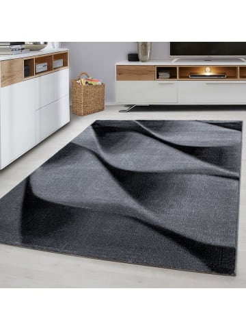 Teppich Boss Kurzflor Teppich Paolo Schwarz