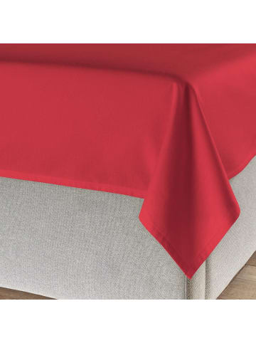 Traumschlaf Spannbettlaken Feinbiber Haustuch Bettlaken in kirsch