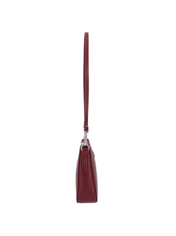 Lacoste Chantaco Schultertasche Leder 23 cm in zin