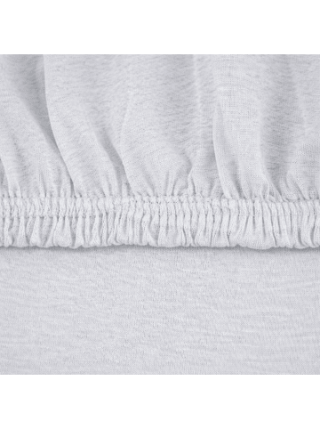 Traumschloss Comfort Jersey Spannbettlaken in silber (hell)