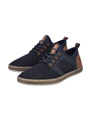 rieker Sneaker Basse aus Leder Morelia Blau