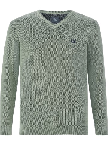 Jan Vanderstorm Pullover KEIMO in hellgrün melange