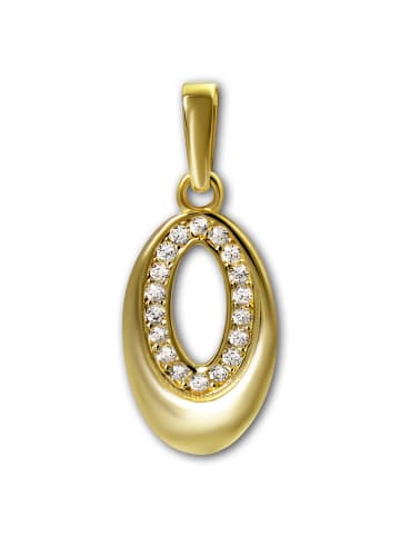 GoldDream Anhänger Gold 333 Gelbgold - 8 Karat Oval Kettenanhänger