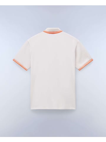 Napapijri Polo "E-Macas Ss 1" in Weiß
