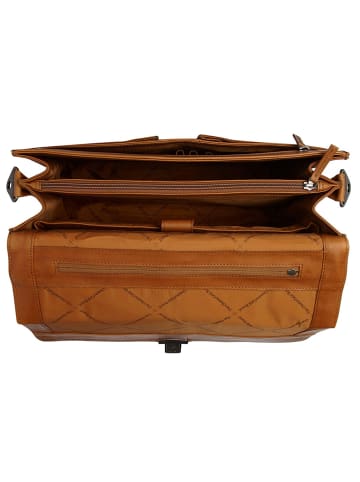 The Chesterfield Brand Stuttgart Aktentasche Leder 38 cm Laptopfach cognac