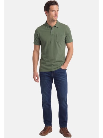 Redmond Poloshirt Basic in Dunkelgrün