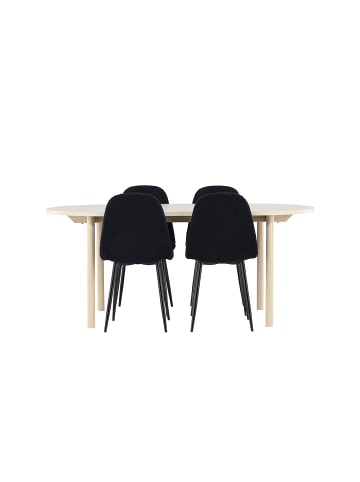 ebuy24 Essgruppe Andy (5-teilig) Whitewash 90 x 180 cm