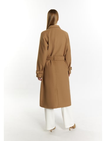 DreiMaster Damen Übergangsmantel Aus Wollgemisch in Sand
