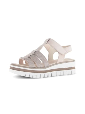 Gabor Plateau Sandalen in rosa
