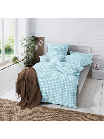 Erwin Müller Seersucker Bettwäsche Kronach in blau