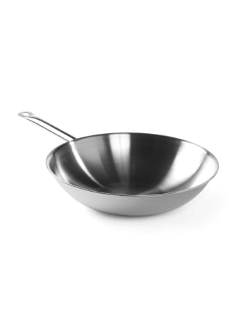 Riess HENDI Wokpfanne, 3-Schichten - ohne Deckel, ⌀360x(H)90mm