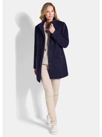 GOLDNER Stepp-Winterjacke mit Kapuze in marine