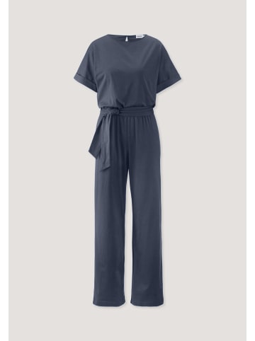 Hessnatur Hessnatur Jersey Jumpsuit Regular aus reiner Bio-Baumwolle in graphitblau