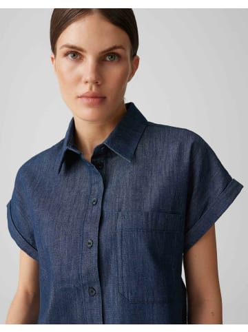 OPUS Oversized V-Kragen Shirt für Damen in blau