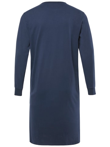 JP1880 Langer Schlafanzug in navy blau