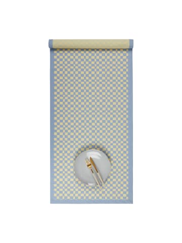 Butlers Tischläufer CHECKER STYLE in Hellblau