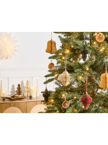 Beliani 20er-Set Weihnachtsbaumkugeln MALSELVA in Bunt