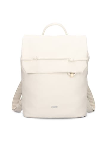 Zwei Perla Daypack 35 cm Laptopfach in off white