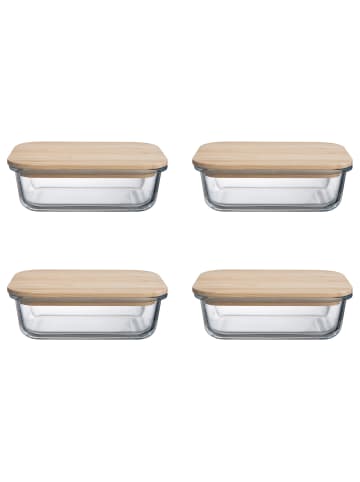 Butlers Lunchbox NATURALS 4er-Set in Durchsichtig