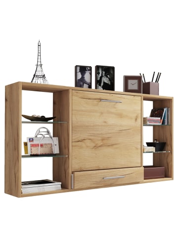 ebuy24 Schreibtisch Teala Eiche Dekor 120 x 20 cm