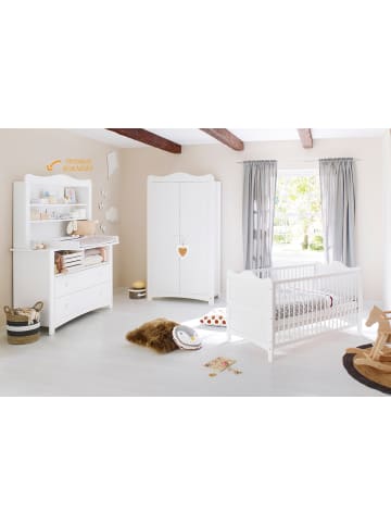Pinolino Kinderzimmer-Set Florentina extrabreit inkl. extrabreitem Regalaufsatz, 4-t…