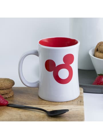 Geda Labels Tasse Mickey 3D Relief  in Rot - 360ml