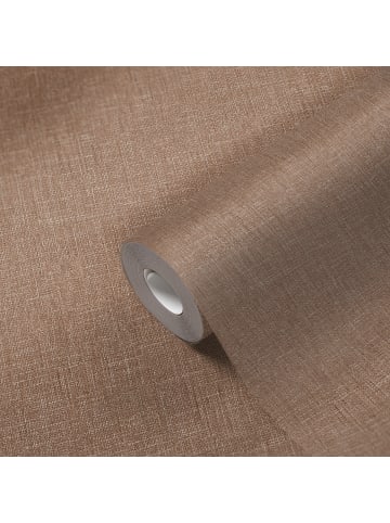 A.S. Création Tapete Rough Weave in Terrakotta