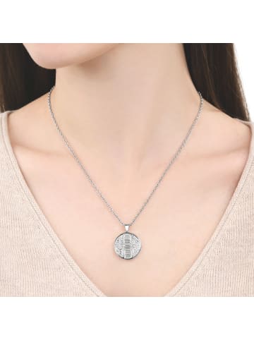 Tom Tailor Kette mit Anhänger Edelstahl in silber