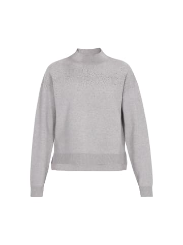 usha BLACK LABEL Women Sweater in grey melange